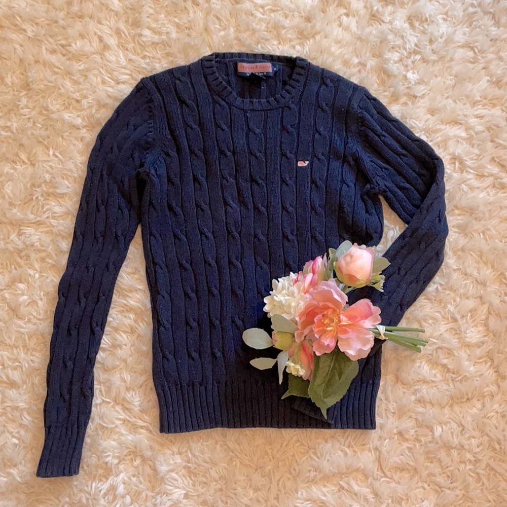EUC vineyard vines cable knit
